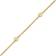 Lund Copenhagen Daisy Micro Bracelet - Gold/White