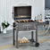 OutSunny Charcoal Grill BBQ Trolley Garden Smoker