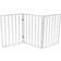 Oypla White Dog Safety Folding Wooden Pet Gate