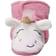 Hudson Baby Animal Fleece Lined Booties - Pink Star Unicorn