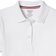 French Toast Girl's Short Sleeve Interlock Polo with Picot Collar - White