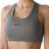 Nike Dri-Fit Swoosh 1-Piece Pad Sports Bra - Smoke Grey/Pure/Black