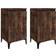 vidaXL smoked oak, 2 1/2x Bedside Table 35x40cm