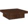 vidaXL Chêne Marron 90x90x28 cm Bois d'ingénierie Table Basse