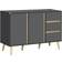 Homcom Modern Dark Grey Sideboard 120x80cm