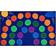 Carpets for Kids Rectangle Premium Rainbow Kid's Seating Rug 90x144"