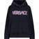 Versace hoodie nero_fuxia