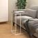vidaXL Side White/Brown Small Table 30x40cm