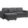 Homcom Chaise Lounge Sofa 228cm 3 Seater