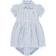 Polo Ralph Lauren Infant Striped Knit Oxford Dress - Harbor Island Blue/White