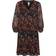 Ichi Robe d’Té - Bleu Vert Orange Noir