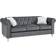 Glory Furniture Raisa Grey Sofa 83" 3 Seater