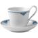 Royal Copenhagen Princess High Handle Cup & Saucer Taza de té, Taza de café 25cl