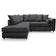 15 Abakus Direct Dylan Byron Corner Sofa 212cm