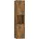 vidaXL Badkamerkast 30 x 30 x 130 cm Bewerkt Hout Gerookt