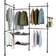 SoBuy KLS04-SCH, Adjustable Organiser Wardrobe