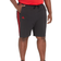 Adidas Essentials 3-Stripes Single Jersey Shorts - Black/Better Scarlet