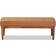 Baxton Studio Sanford Copper Settee Bench