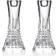 Waterford Lismore Candelabro 17.8cm 2pcs