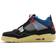 Nike Union LA x Air Jordan 4 Retro M - Off Noir/Brigade Blue/Dark Smoke Grey/Light Fusion Red