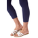 Roman Cropped Stretch Leggings - Navy