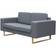 vidaXL Stylish Sofa 156cm Zweisitzer