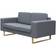 vidaXL Stylish Soffa 156cm 2-sits