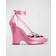 Tom Ford Pink Ankle Wrap Heeled Sandals 1P003 Rose Bloom IT