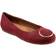 Softwalk Sonoma Halo Burgundy Narrow Ballet Flats Shoes