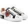 Dolce & Gabbana Calfskin Portofino Sneakers White Heart - Women's