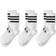 Adidas 3-Stripes Cushioned Crew Socks 3-pack - White