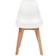 vidaXL Polypropylene Köksstol 82cm 6st