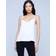 L'agence Jane V-Neck Spaghetti-Strap Silk Tank IVORY