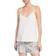 Jane V-Neck Spaghetti-Strap Silk Tank IVORY