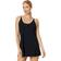 SPLITS59 Womens Black Creme Airweight Scoop-neck Stretch-woven Mini Dress