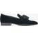 Jimmy Choo Foxley Velvet Moccasins - Sort