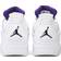 Nike Air Jordan 4 Retro M - White/Court Purple/Metallic Silver