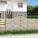 vidaXL Buede Gabionkurve 2 Stk 300 x 50 x 140 cm