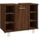 vidaXL Armadietto Bagno Rovere 60 x 32 x 53.5 cm Legno Multistrato