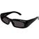 Balenciaga BB0266S 001 Rectangle Men Sunglasses