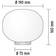 Flos Glo-Ball B0 Bordslampa 16cm