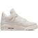 Nike Air Jordan 4 Retro Blank Canvas W - Sail/Cement Grey/Fire Red