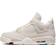 Nike Air Jordan 4 Retro Blank Canvas W - Sail/Cement Grey/Fire Red