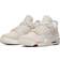 Nike Air Jordan 4 Retro Blank Canvas W - Sail/Cement Grey/Fire Red