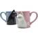 Binoster Kiss Cat Mug 35cl 2pcs