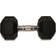 Titan Life Hex Rubber Dumbbell 37.5kg