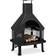 Relaxdays Forno Da Terrazzo Con Grill 110x63x51 cm Nero