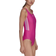 Adidas Women's Mid 3-Stripes Swimsuit - Lucid Fuchsia / White