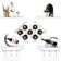 Gymax Set of 5 Wine Rack