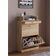 VCM Braso Schoenenkast 2 Kleppen 1 Lade Eik Decor
